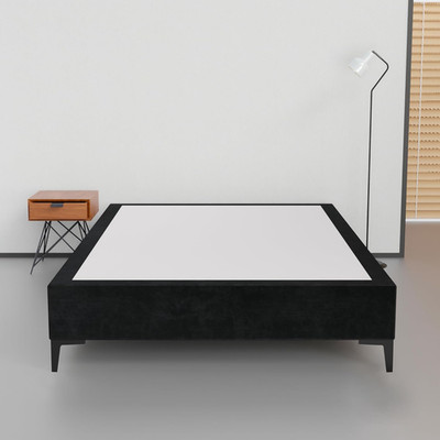 15'' Velvet Queen Platform Bed - Stylish, Durable, No Box Spring Needed
