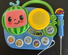 Cocomelon My First Sing Along Boombox Musical Microphone Speech Sounds Moonbug