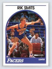 1989-90 Hoops #37 Rik Smits RC - Rookie - Indiana Pacers