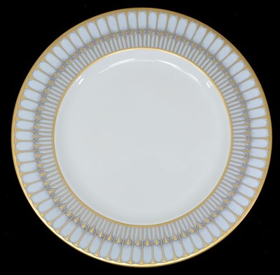 Deshoulieres Plate # 265 Mazarin Arcades Gray Diner Plate (265 mm / 10.4'') - New