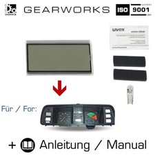 Display Digitaluhr für VW T3 Bulli Kombiinst...