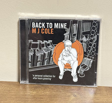 MJ Cole- Back to Mine CD UK Import Guy Garrett 2002 DMC Funk Soul Downtempo VG