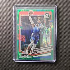 2023-24 Panini Donruss Optic - Green Shock Wave Prizm - Russell Westbrook #81