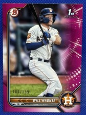 2022 Bowman | Will Wagner | 1st Bowman Pink Parallel RC #100/299 | Astros