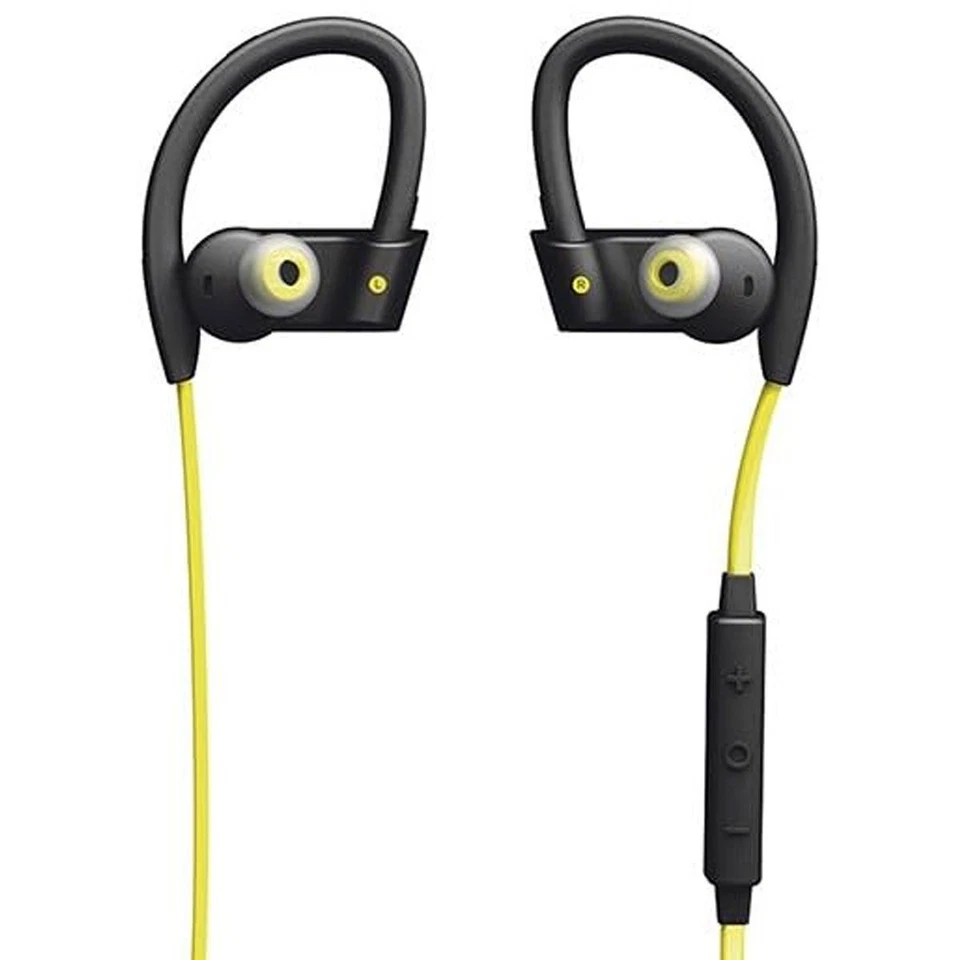 Jabra Sport Pace Wireless Bluetooth Earbuds with Microphone - Black and Yellow - Image 3 of 4