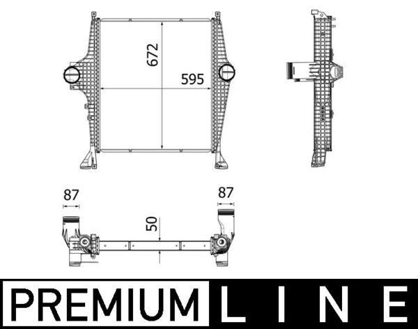 MAHLE CI 32 000P CHARGE AIR COOLER