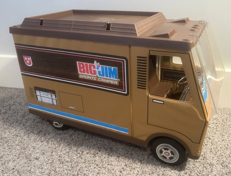 Cámper deportivo Big Jim 1972 Mattel camping + caja excelente estado de colección ¡raro! Foto 2 de 4