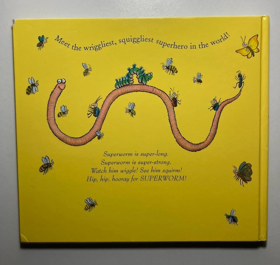 “SUPERWORM” by Julia Donaldson Illustrated by Axel Scheffler 2014 Hardcover Foto 3 de 4