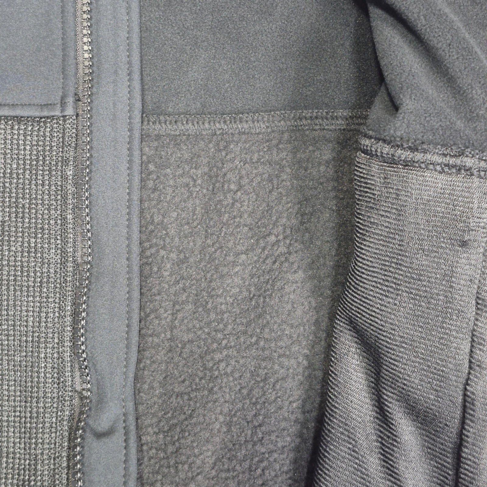 Reebox Textured Soft Woven Hooded Fleece Jacket Men's Size XL Black thumbnail 11