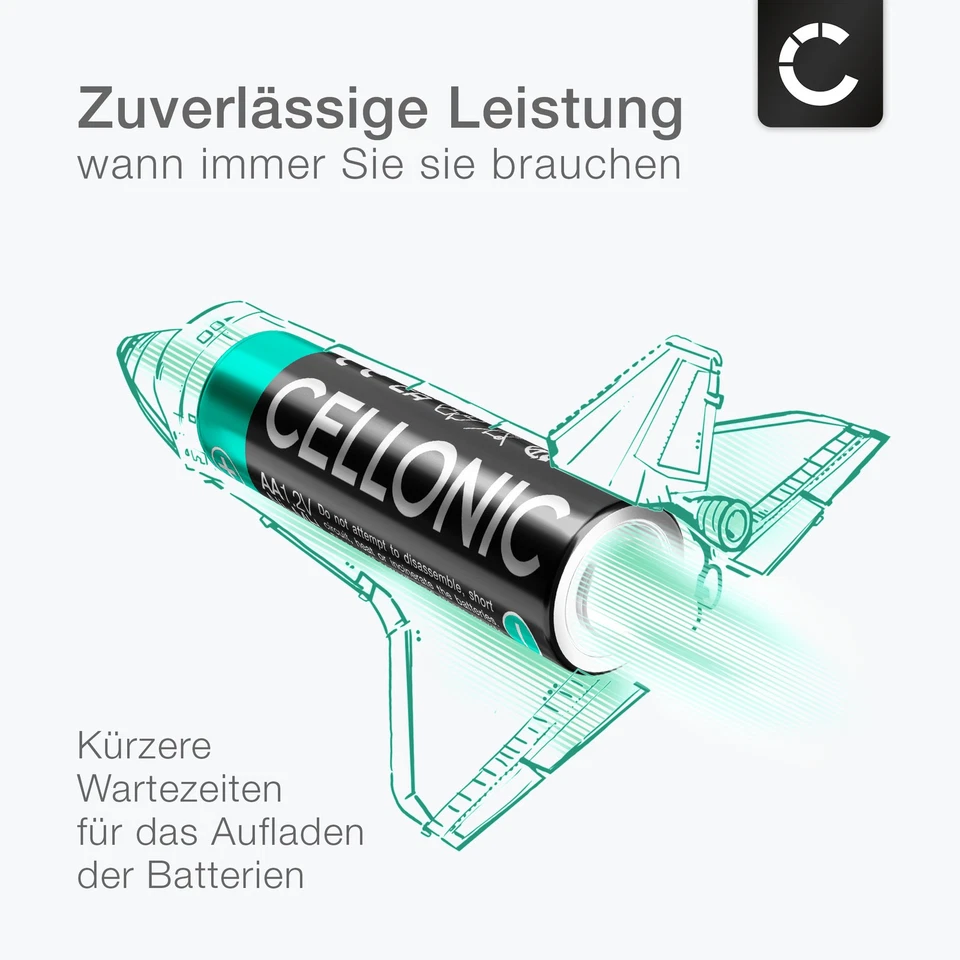 2x Akku für Philips Avent SCD570 Avent SCD580 Avent SCD735 2x 2600mAh AA - Bild 4 von 4