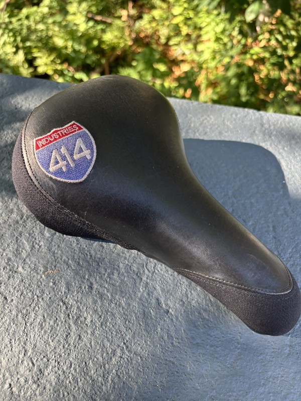 Mid School Bmx Cionlli industries 414 Sofa Seat Black Padded Saddle OG GT Haro