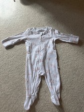 Hase Kaninchen Baby Schlafanzug Strampler Str...