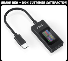 USB C Tester Power Meter 4-30V 0-6.5A Digital Multimeter, Type C Voltage