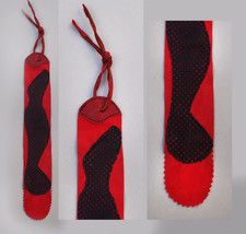 Lesezeichen Lederlesezeichen Unikat * ein hübsches Geschenk UNIKAT