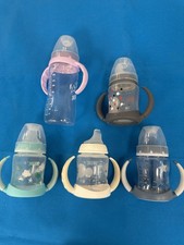 Assorted Lot of Nuk Simply Natural Baby Bottle 5oz 9oz  Learner Cup 6 Months