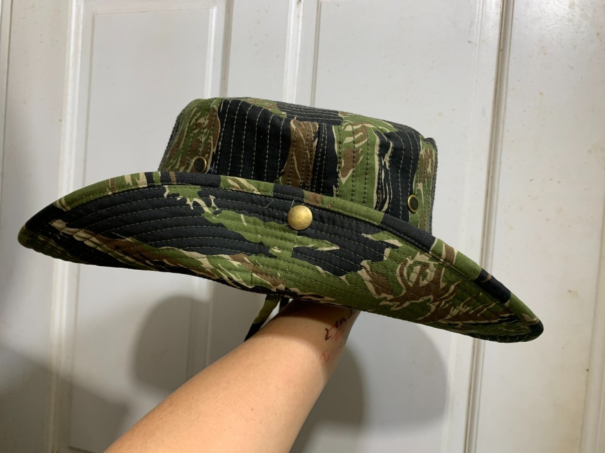 hat , size 60 cm , bush hat , tiger stripe , bush hat , | eBay