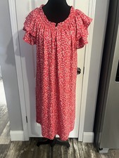 NWT Loft Pink Floral Cap Sleeve Rayon Dress XXL