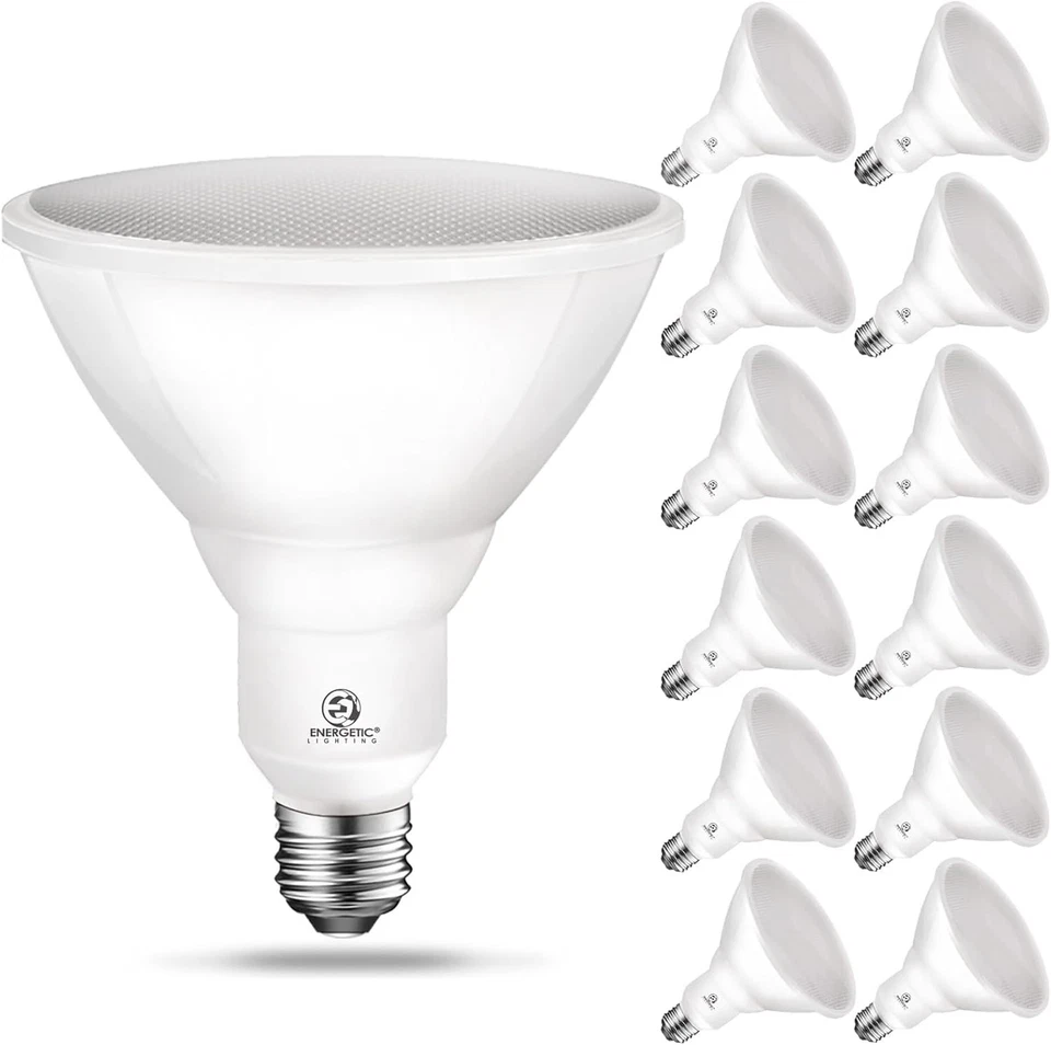 High Brightness LED Flood Bulb, 11W, 5000K Daylight, 12 Pack - Image 3 of 4