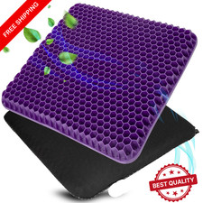 Gel Seat Cushion for Office Chair, Wheelchair, Car Seat and Gaming Chair X-Large