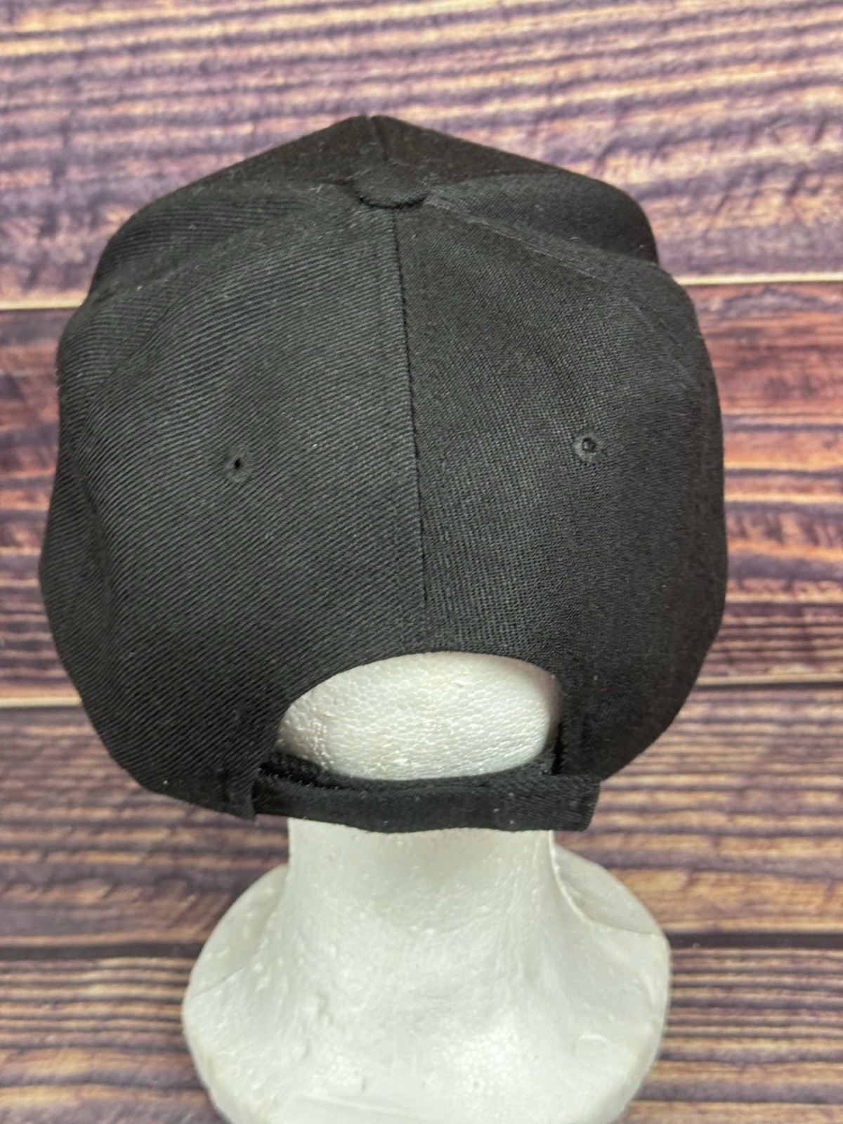 Solid Black No Emblems 6-Panel  Baseball Cap HAT … - image 3