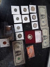 US Coin & Currency Collection Lot Silver Proof Circulated $1 Notes 1919-2025