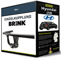 Starre AnhäNgerkupplung FüR Hyundai I10 09.2019-Jetzt Typ AC3 / AI3 Brink NEU