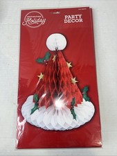 Holiday destination party decor Santa hat one package lot of four 12 Inch