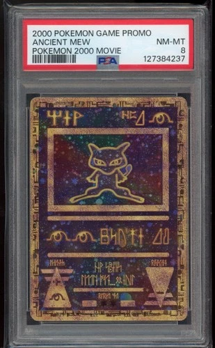 2000 Pokémon Ancient Mew Movie Promo Holo PSA 8