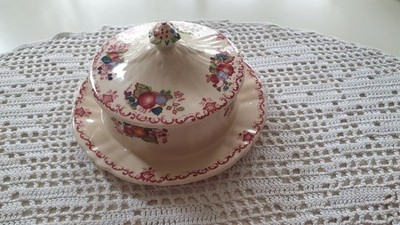 MASON'S Fruit Basket Deckeldose Rot