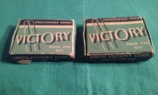 RARE Vintage VICKY VICTORY HAIR PINS 2 Full Boxes Smith Victory Corp WW-II Era