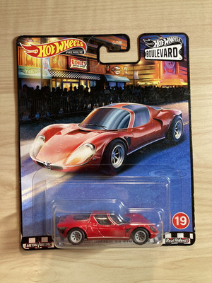 Hot wheels '69 Alfa Romeo 33 Stradale Boulevard 19 on Real Riders new on card