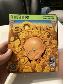 Bonk's Adventure & Revenge In Plastic W/ Extremely Rare Poster TurboGrafx-16 Lot