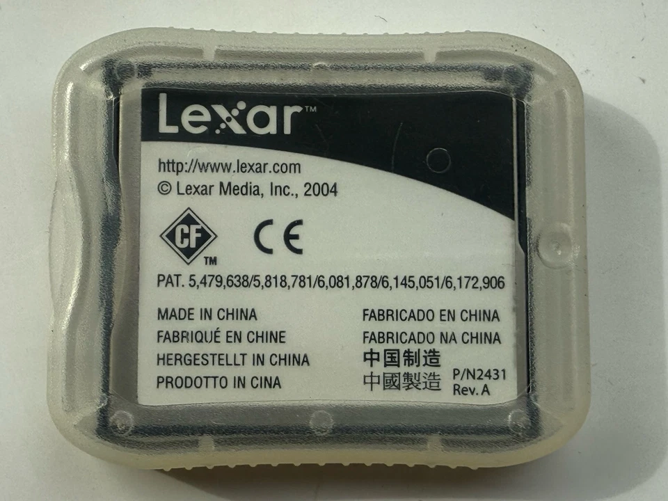 Lexar 512mb Compact Flash Memory Card For Olympus SLR Camera - Image 2 of 2