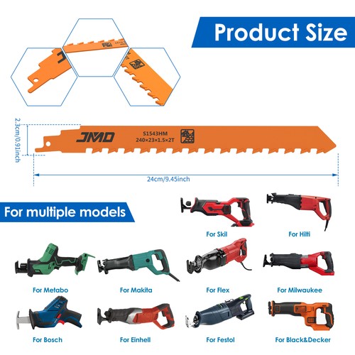 Reciprocating Cutting Blade Reciprocating Saw Blade Precise Recipro Saw GoUSU - Picture 5 of 17