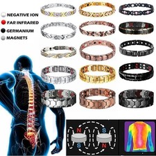 Copper Magnetic Bracelet Energy Healing Therapy Arthritis Pain Relief Men Women