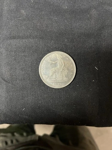 1877 US Trade Dollar $1 Silver Coin