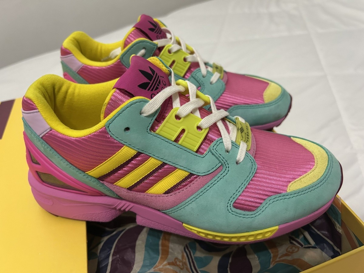 Adidas x Gucci Sneakers x ZX 8000 Pink Strata Women Sz 6 | eBay