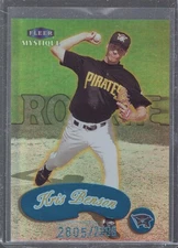 1999 Fleer Mystique Rookie Kris Benson #136 Pittsburgh Pirates /2999