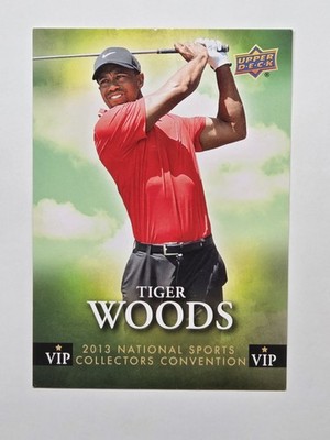 2013 Upper Deck TIGER WOODS National Sports Collectors Convention #VIP-2