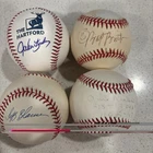 John Kruk Jeff Blauser Brett Butler Phil Niekro Autographed Baseballs