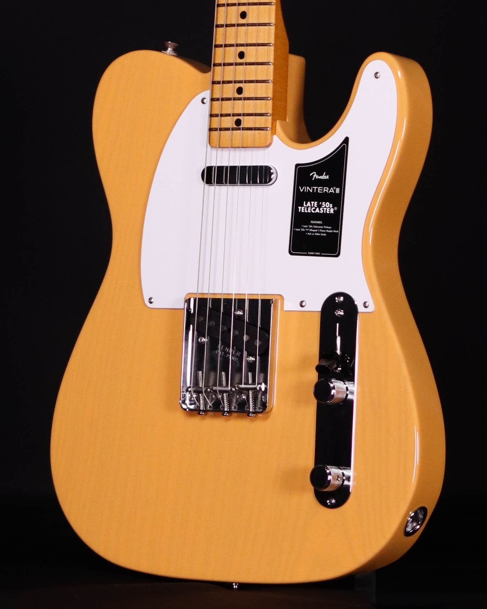 Fender Vintera III Late '50s Telecaster, Maple FB, Butterscotch