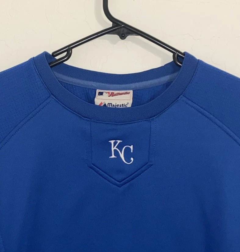 Kansas City Royals Para Hombres XXL Majestuosa Atlética Auténtica Sudadera Base Térmica Foto 2 de 4