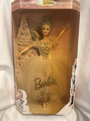 Mattel Barbie Sugar Plum Fairy Flower Ballet Nutcracker Christmas Doll Lot Y3