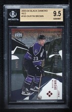 2003 Black Diamond Rookie Gems Cut Red 16/50 Dustin Brown BGS 9.5 GEM MINT 5l2