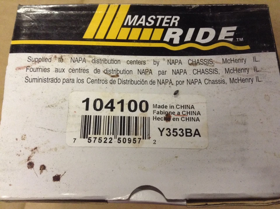 Junta de rótula de suspensión delantera superior NAPA 104100 se adapta a 90-05 Chev GMC 99-00 Cadillac Foto 2 de 4