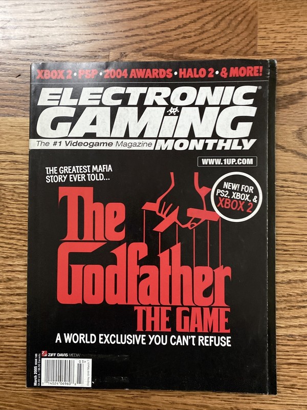 Electronic Gaming Monthly Magazine The Godfather March 2005