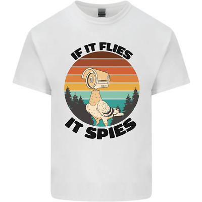 Conspiracy Theorie If Fliegen It Spies Vögel Lustig Kinder Maglietta Kinder