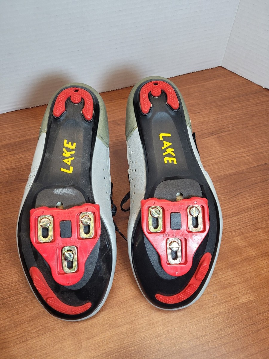 ウェア LAKE CX301 Lake CX301 Cycling Shoes Grey Red White Yellow - 40 - 6.5 US