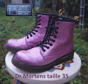 purple glitter docs