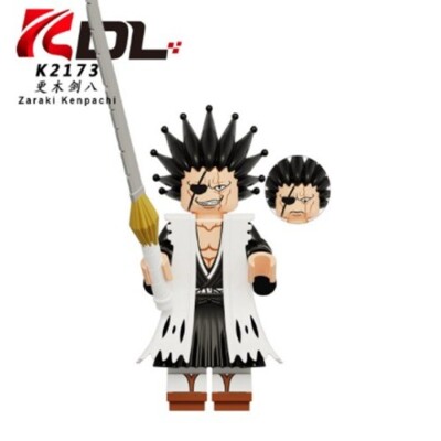  Zaraki KenpachiBattle Rage Bleach Custom 2'' Miniature Figure (New/Mint)